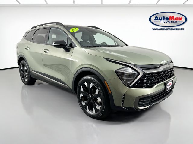 Jungle Green 2024 Kia Sportage X-Line AWD SUV / Crossover All-Wheel Drive 8-Speed Automatic