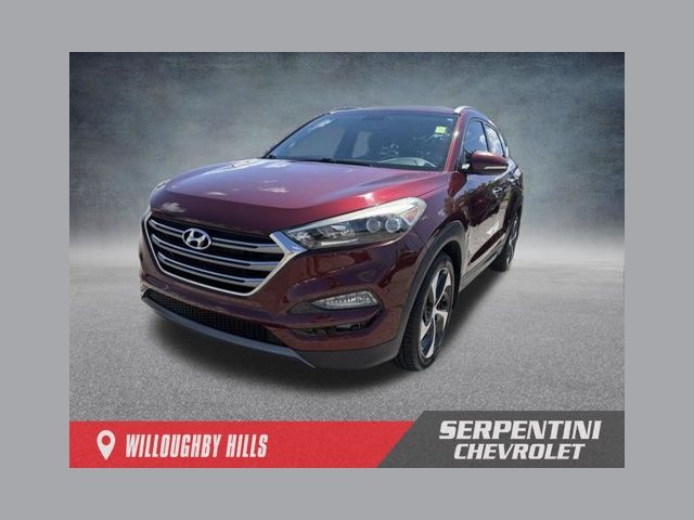Red (Ruby Wine) 2016 Hyundai Tucson SUV / Crossover All-Wheel Drive 7-Speed Automatic