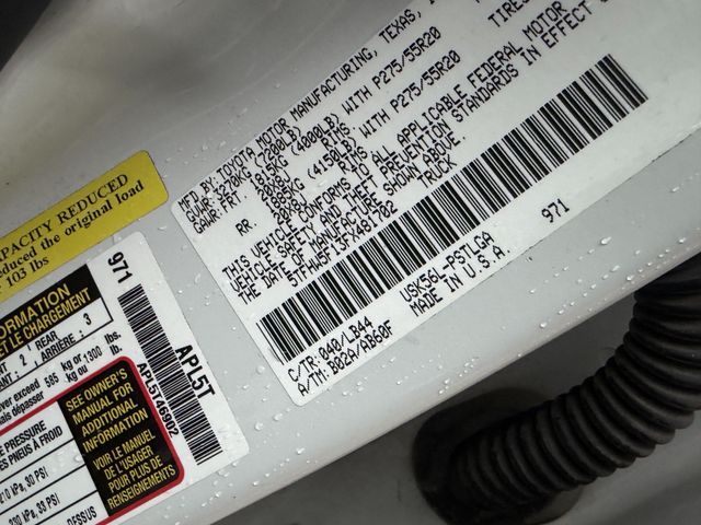 2015 Toyota Tundra Limited White at Autostrade