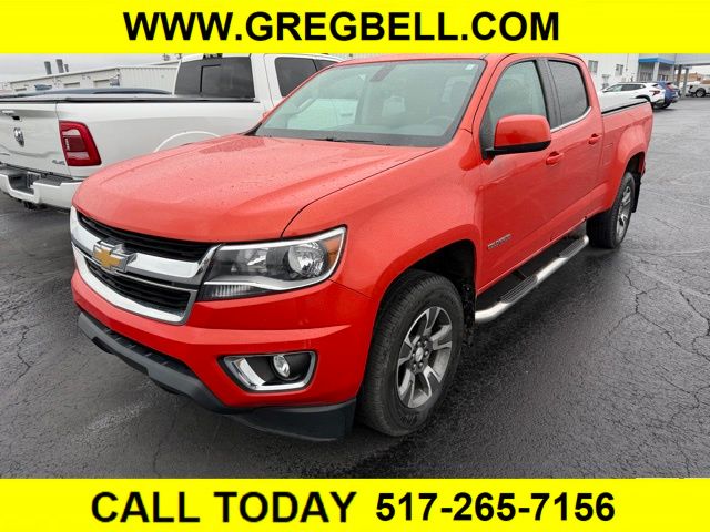 Inferno Orange Metallic 2016 Chevrolet Colorado LT Crew Cab 4WD Pickup Truck Four-Wheel Drive 6-Speed Automatic