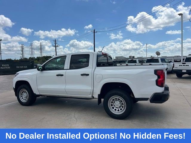 2024 Chevrolet Colorado Work Truck White at Texan Dodge Chrysler Jeep Ram