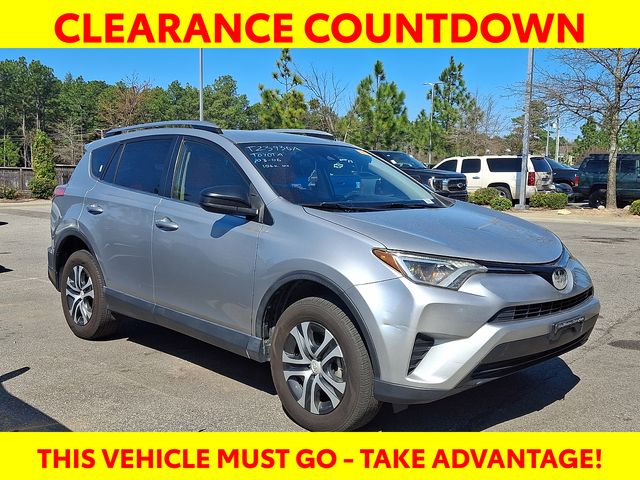 Silver Sky Metallic 2018 Toyota RAV4 LE AWD SUV / Crossover All-Wheel Drive 6-Speed Automatic