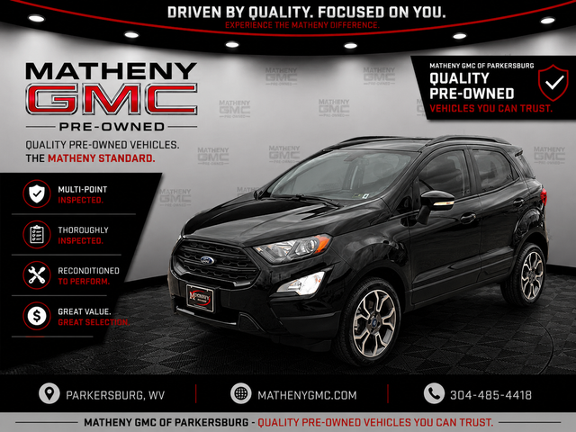 Shadow Black 2020 Ford EcoSport SUV / Crossover All-Wheel Drive 6-Speed Automatic