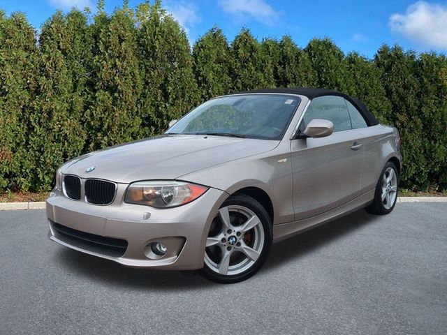 Silver Metallic 2013 BMW 1 Series Convertible Rear-Wheel Drive 6-Speed Automatic
