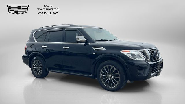 Super Black 2020 Nissan Armada Platinum RWD SUV / Crossover 4X2 7-Speed Automatic