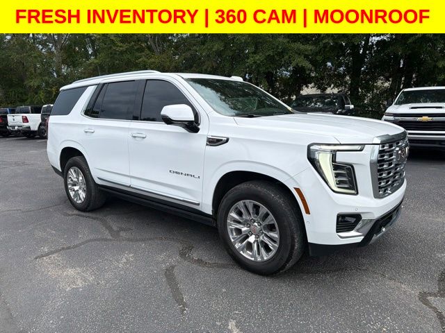 Summit White 2025 GMC Yukon SUV / Crossover Four-Wheel Drive