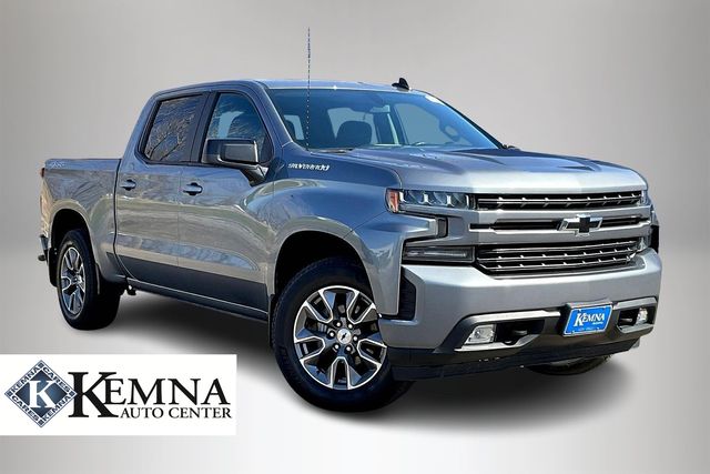 Gray (Satin Steel Metallic) 2019 Chevrolet Silverado 1500 RST Crew Cab 4WD Pickup Truck Four-Wheel Drive 8-Speed Automatic