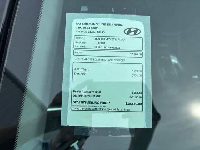 Used 2021 Black Chevrolet LT image 2