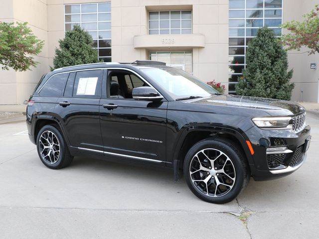 Diamond Black 2022 Jeep Grand Cherokee SUV / Crossover Four-Wheel Drive 8-Speed Automatic