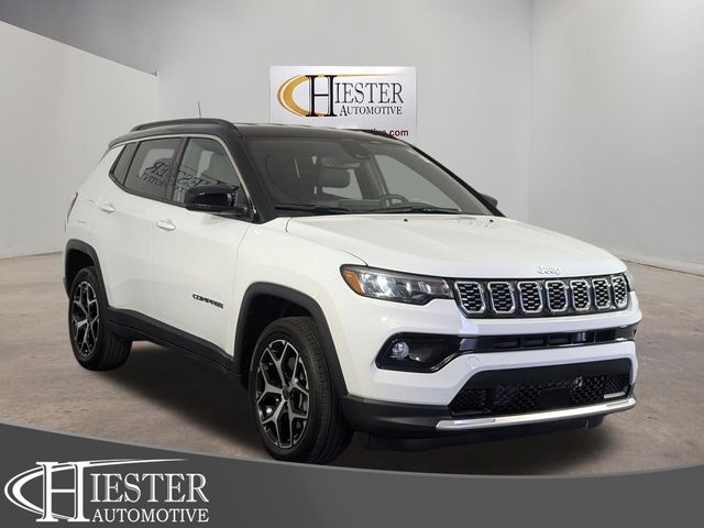 Bright White Clearcoat 2025 Jeep Compass SUV / Crossover Four-Wheel Drive 8-Speed Automatic