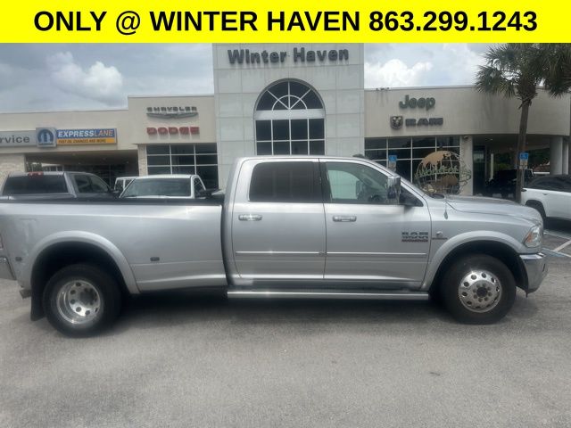 Bright Silver Metallic Clearcoat 2013 RAM 3500 Laramie Crew Cab LB DRW RWD Pickup Truck 4X2 6-Speed Automatic