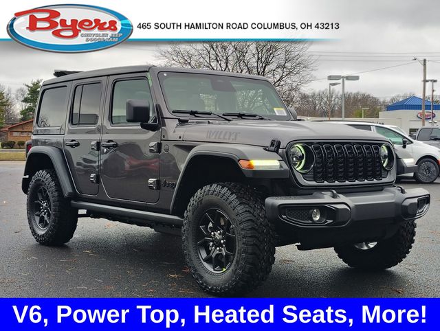 Gray (Granite Crystal Metallic Clearcoat) 2026 Jeep Wrangler SUV / Crossover Four-Wheel Drive 8-Speed Automatic