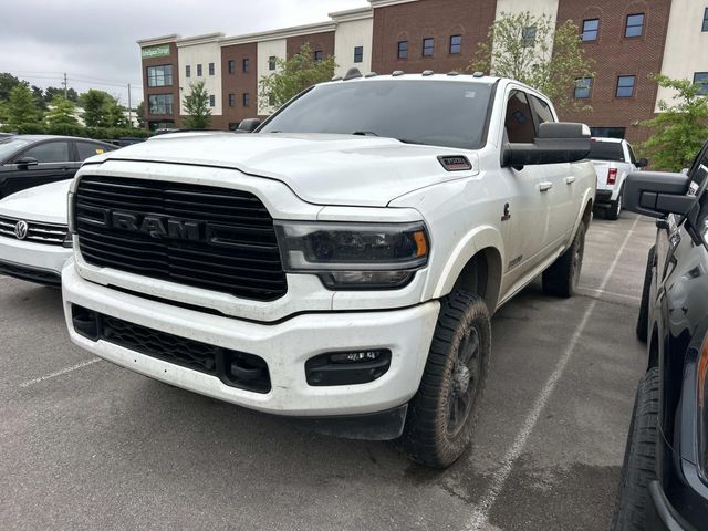 Bright White Clearcoat 2020 RAM 3500 Laramie Crew Cab 4WD Pickup Truck Four-Wheel Drive 6-Speed Automatic