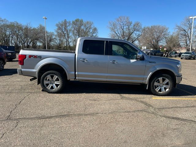 2020 Silver Ford F-150 Platinum 4X4 Truck