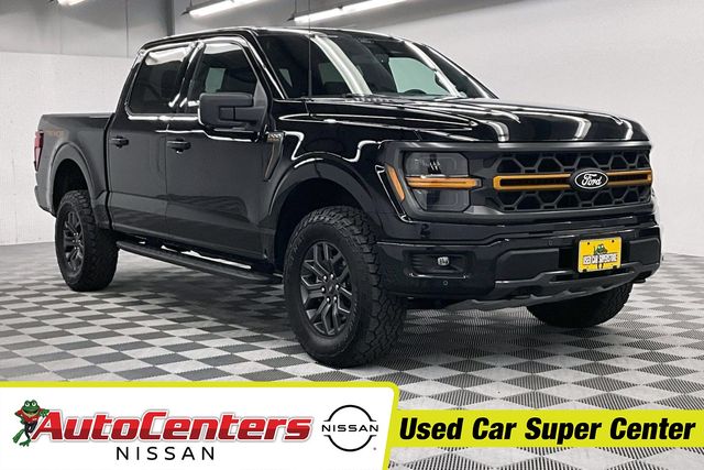 Agate Black Metallic 2025 Ford F-150 Tremor SuperCrew 4WD Pickup Truck Four-Wheel Drive 10-Speed Automatic