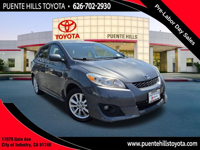 Gray 2010 Toyota Matrix Hatchback Front-Wheel Drive 5-Speed Manual
