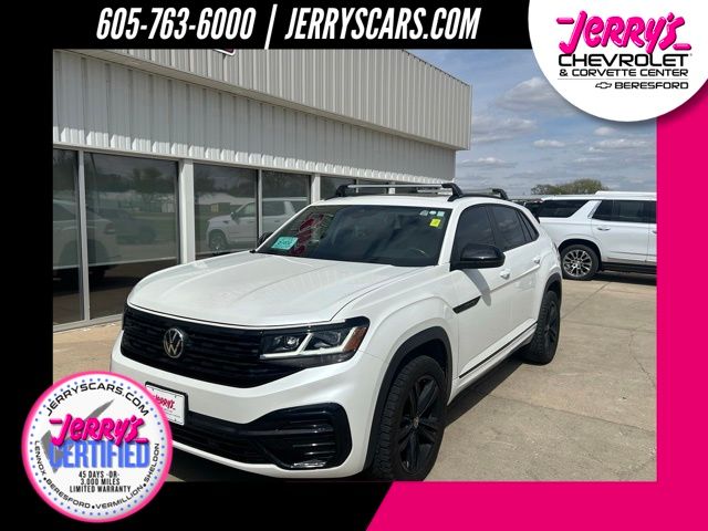 Opal White Pearl 2023 Volkswagen Atlas Cross Sport SUV / Crossover All-Wheel Drive 8-Speed Automatic