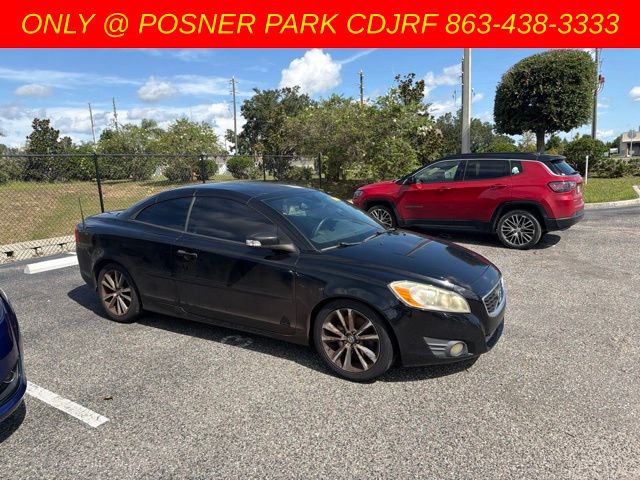 Black 2012 Volvo C70 Convertible Front-Wheel Drive 5-Speed Automatic