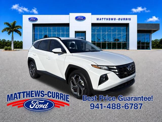 White Pearl 2024 Hyundai Tucson SUV / Crossover Front-Wheel Drive 8-Speed Automatic