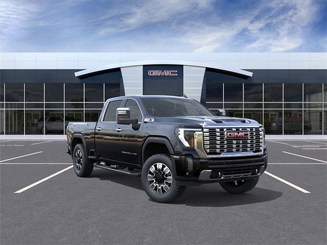 Onyx Black 2026 GMC Sierra 2500HD Denali Crew Cab 4WD Pickup Truck Four-Wheel Drive Automatic