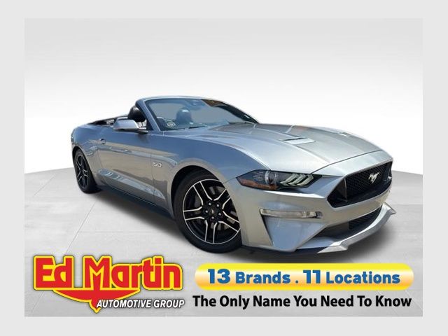Iconic Silver Metallic 2022 Ford Mustang Convertible Rear-Wheel Drive Automatic