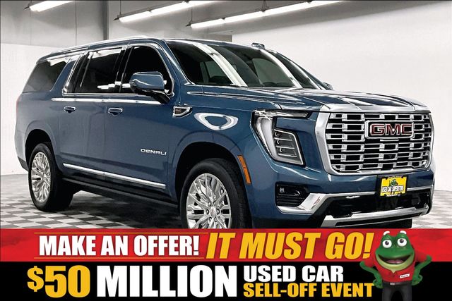 Downpour Metallic 2025 GMC Yukon XL SUV / Crossover Four-Wheel Drive 10-Speed Automatic