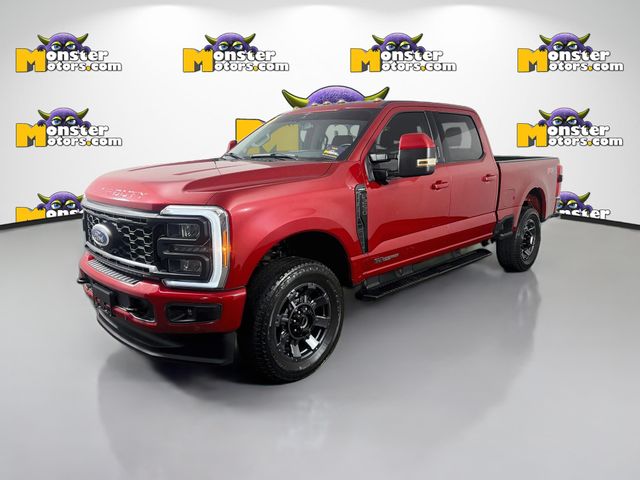 Red 2023 Ford F-250 Super Duty Pickup Truck Four-Wheel Drive Automatic