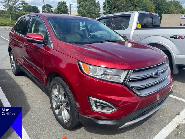 Used 2017 Red Ford Titanium image 4