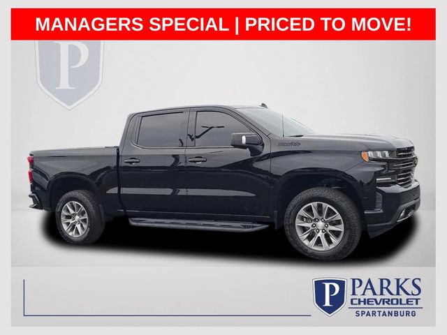 Black 2019 Chevrolet Silverado 1500 High Country Crew Cab 4WD Pickup Truck Four-Wheel Drive Automatic