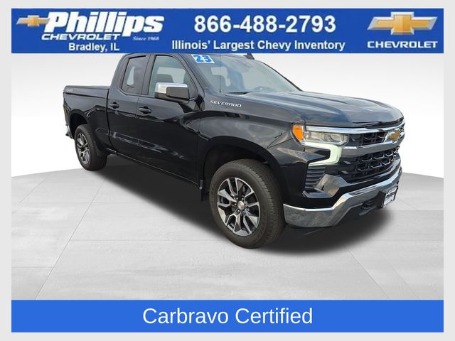 Black 2023 Chevrolet Silverado 1500 Pickup Truck Four-Wheel Drive 8-Speed Automatic
