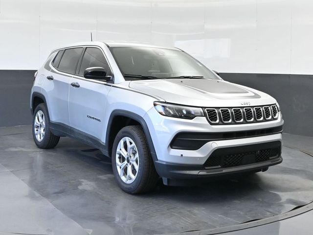 Silver Zynith Metallic Clearcoat 2025 Jeep Compass Sport 4WD SUV / Crossover Four-Wheel Drive 8-Speed Automatic