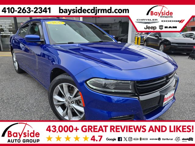 Indigo Blue 2022 Dodge Charger Sedan All-Wheel Drive 8-Speed Automatic