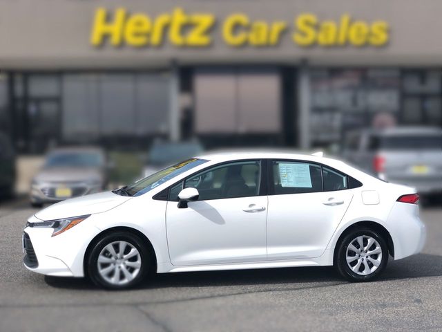 Ice Cap 2024 Toyota Corolla LE FWD Sedan Front-Wheel Drive Continuously Variable Transmission