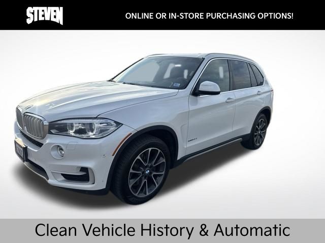 White Metallic 2017 BMW X5 SUV / Crossover All-Wheel Drive 8-Speed Automatic