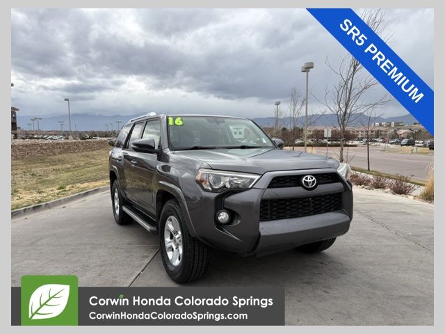 Magnetic Gray Metallic 2016 Toyota 4Runner SR5 Premium SUV / Crossover 4X2 5-Speed Automatic Overdrive