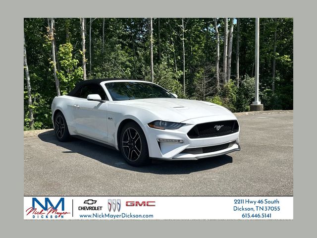 Oxford White 2023 Ford Mustang GT Premium Convertible RWD Convertible Rear-Wheel Drive Automatic