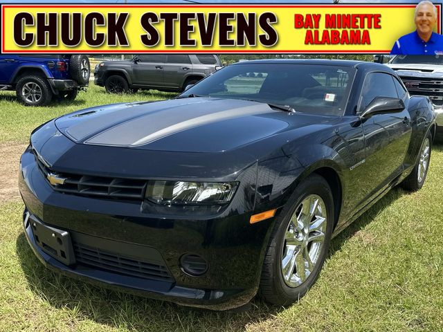 Black 2015 Chevrolet Camaro Coupe Rear-Wheel Drive 6-Speed Manual