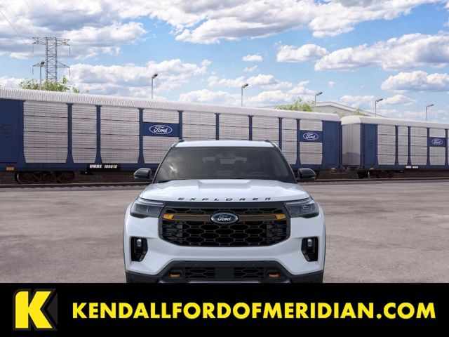 Space White Metallic 2026 Ford Explorer SUV / Crossover All-Wheel Drive Automatic
