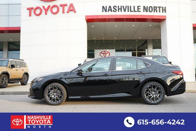Midnight Black 2026 Toyota Camry Sedan Front-Wheel Drive Continuously Variable Transmission
