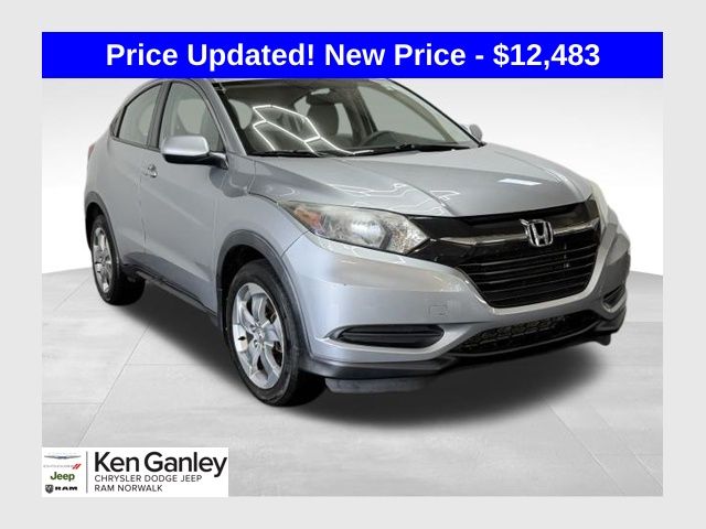 Lunar Silver Metallic 2017 Honda HR-V LX AWD SUV / Crossover All-Wheel Drive Continuously Variable Transmission