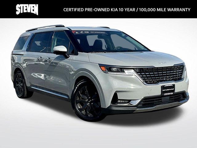 Ceramic Silver 2024 Kia Carnival Minivan Front-Wheel Drive 8-Speed Automatic