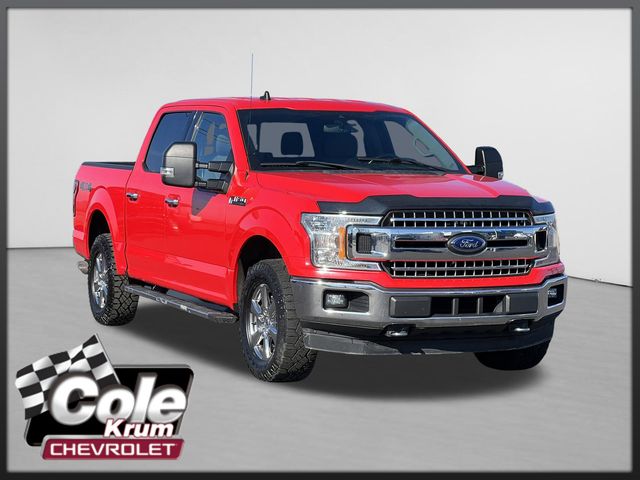 Race Red 2019 Ford F-150 XLT SuperCrew 4WD Pickup Truck Four-Wheel Drive Automatic