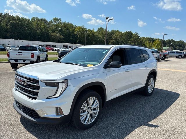 White Frost Tricoat 2025 GMC Acadia SUV / Crossover Front-Wheel Drive 8-Speed Automatic