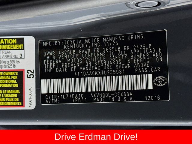 Used 2026 Toyota Camry Sedan