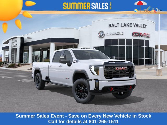 Summit White 2026 GMC Sierra 3500HD Pickup Truck Four-Wheel Drive Automatic