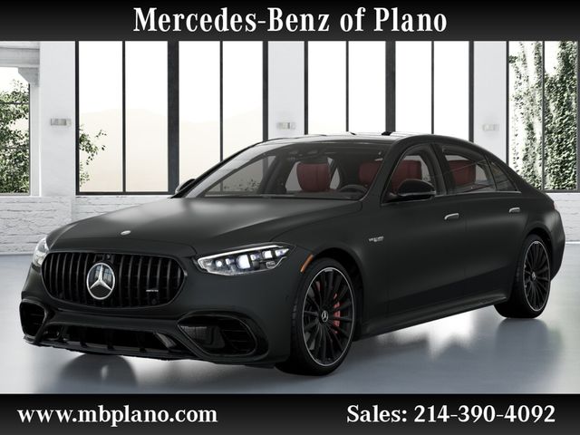 Gray (MANUFAKTUR Graphite Grey) 2026 Mercedes-Benz S-Class Sedan All-Wheel Drive 9-Speed Automatic