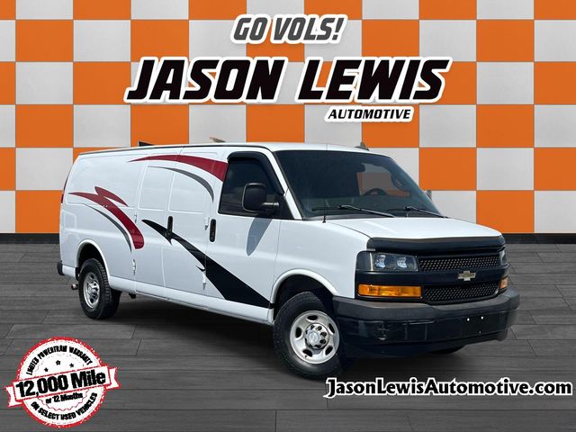 Summit White 2018 Chevrolet Express Cargo 2500 Extended RWD Van Rear-Wheel Drive 8-Speed Automatic Overdrive