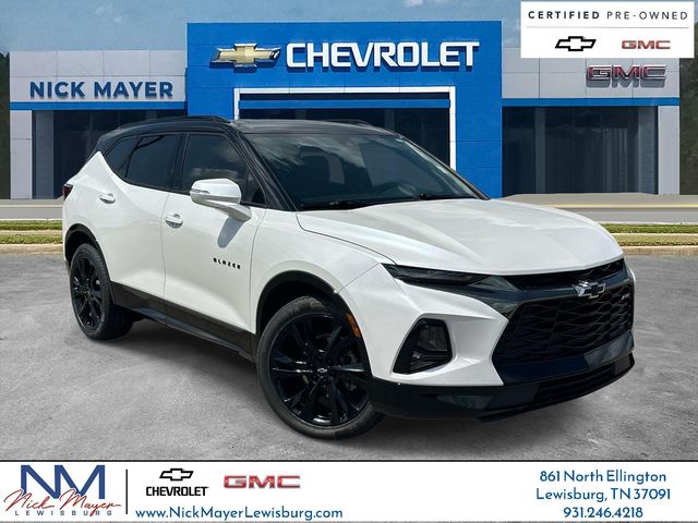 White (Iridescent Pearl Tricoat) 2022 Chevrolet Blazer SUV / Crossover All-Wheel Drive 9-Speed Automatic Overdrive