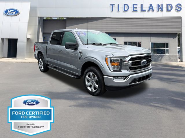 Iconic Silver Metallic 2023 Ford F-150 Pickup Truck Four-Wheel Drive Automatic