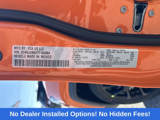 2026 Jeep Compass Latitude Orange at DeMontrond Auto Country